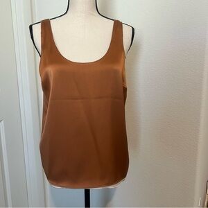 Express Reversible Copper/ Cream Satin Camisole